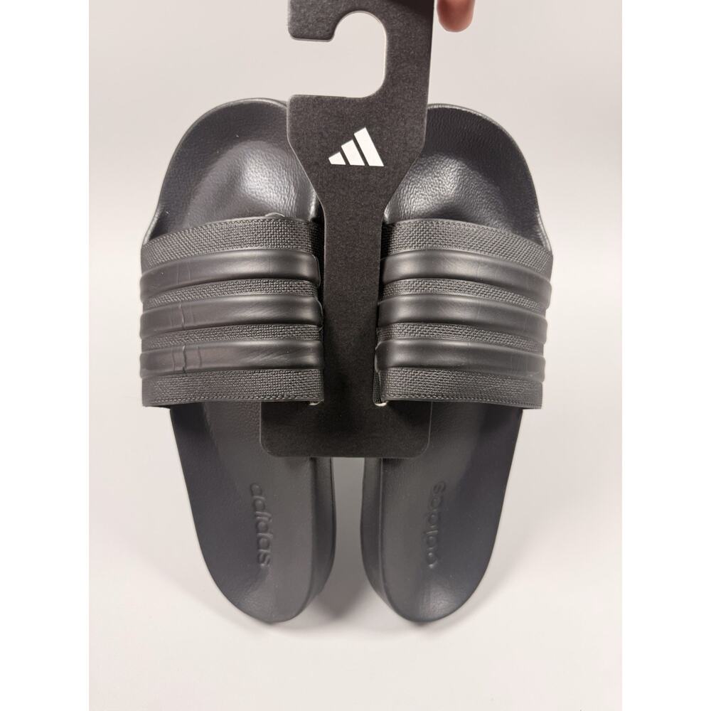 Adidas Adilette Comfort Slides Mens Size 11 Black Sandals - Picture 2 of 5